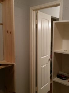 Inside View of Closet Edge, makeover, small closet