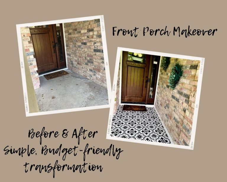 Front Porch Makeover