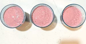 Raspberry Banana Protein Smoothie