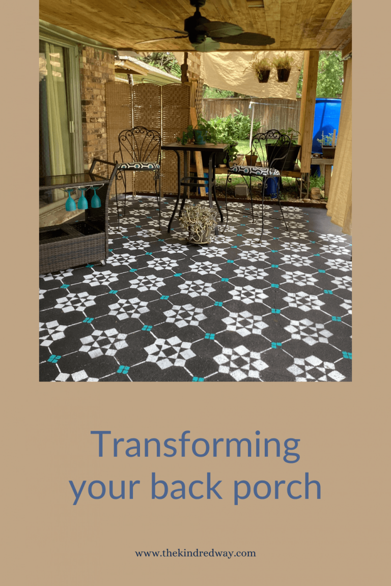 Back Porch Transformation